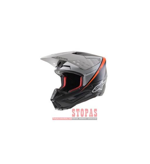 ALPINESTARS(MX) Šalmas B/W/O S 