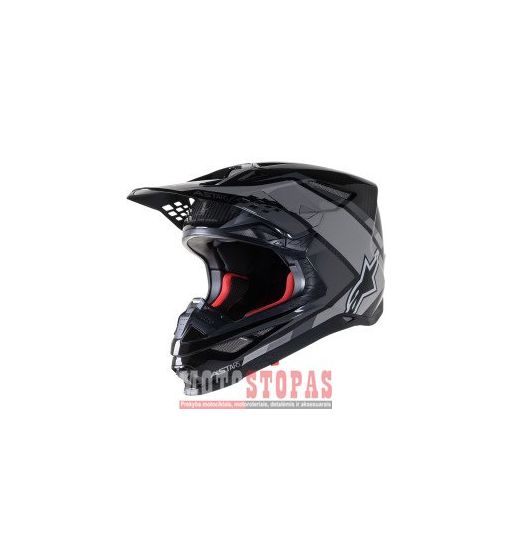 ALPINESTARS(MX) Šalmas BLK/GY XL