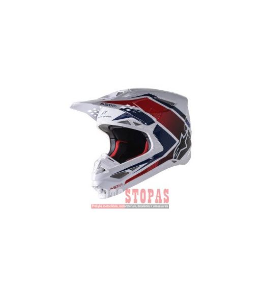 ALPINESTARS(MX) Šalmas WT/RD/B M 