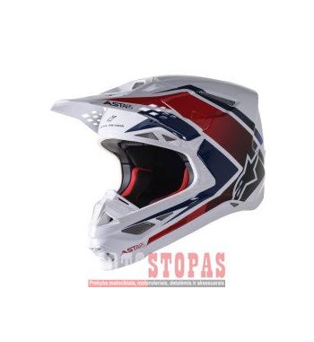 ALPINESTARS(MX) Šalmas  WT/RD/B L 