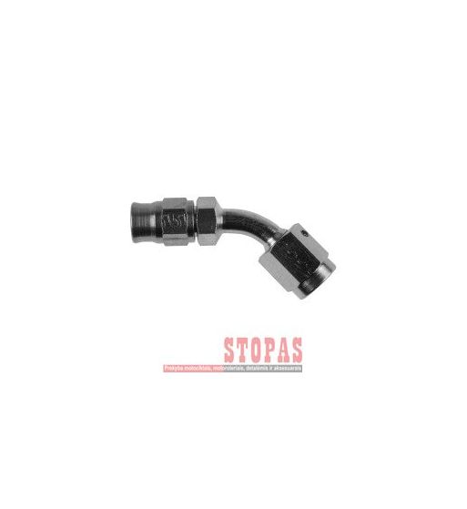 GOODRIDGE FITTING STAINLESS-STEEL 45° SWEPT TUBE -03 FEMALE CONCAVE SEAT 3/8x24 JIC/UNF