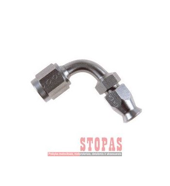 GOODRIDGE FITTING STAINLESS-STEEL 90° SWEPT TUBE -03 FEMALE CONCAVE SEAT 3/8x24 JIC/UNF