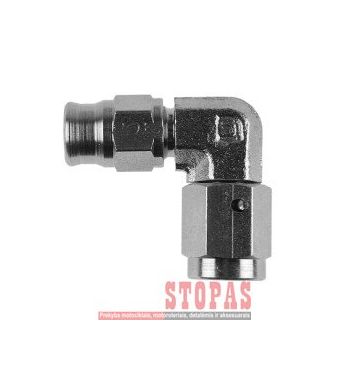 GOODRIDGE FITTING STAINLESS-STEEL FORGED 90° -03 FEMALE CONCAVE SEAT 3/8x24 JIC/UNF