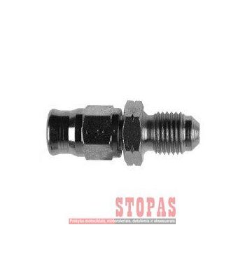 GOODRIDGE FITTING STRAIGHT STAINLESS-STEEL -03 M10x1,25 MALE CONVEX SEAT