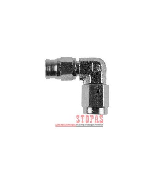 GOODRIDGE FITTING STAINLESS-STEEL FORGED 90° -03 FEMALE CONCAVE SEAT 3/8x24 JIC/UNF
