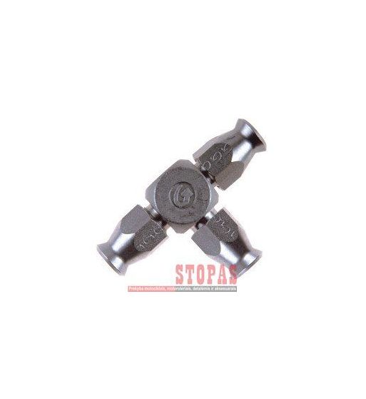 GOODRIDGE TEE FITTING REUSABLE FOR AN-03 HOSE STAINLESS-STEEL 3 x AN-3 HOSE-CONNECTOR