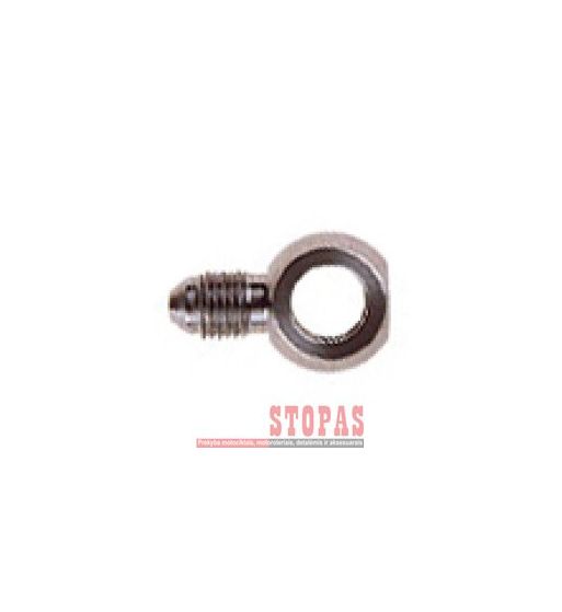 GOODRIDGE BANJO FITTING STAINLESS-STEEL SHORT -03 HOLE-Ø 10mm MALE 3/8x24 JIC/UNF