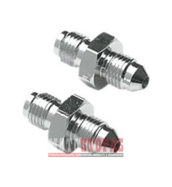 GOODRIDGE BRAKELINE ADAPTER FOR AN-03 HOSE STAINLESS-STEEL 2x MALE 3/8x24 JIC/UNF