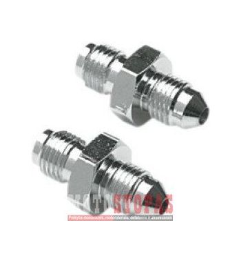 GOODRIDGE BRAKELINE ADAPTER FOR AN-03 HOSE STAINLESS-STEEL 2x MALE 3/8x24 JIC/UNF
