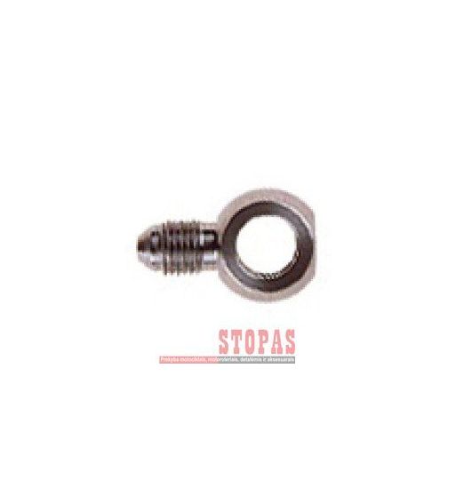 GOODRIDGE BANJO FITTING STAINLESS-STEEL SHORT -03 HOLE-Ø 10mm MALE 3/8x24 JIC/UNF