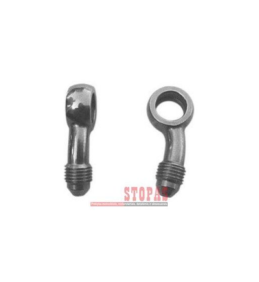GOODRIDGE BANJO FITTING ALUMINIUM 20° -03 HOLE-Ø 10mm MALE 3/8x24 JIC/UNF BLACK