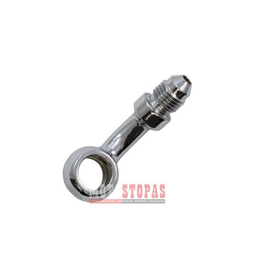 GOODRIDGE BANJO FITTING STAINLESS-STEEL 20° LONG CHROME -03 HOLE-Ø 10mm MALE 3/8x24 JIC/UNF