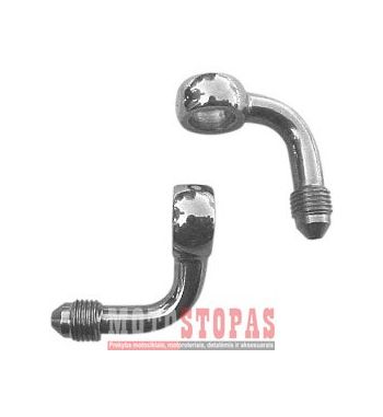 GOODRIDGE BANJO FITTING STAINLESS-STEEL 90° -03 HOLE-Ø 10mm MALE 3/8-24 JIC/UNF