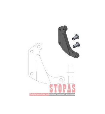 MOTO-MASTER BRAKE CALIPER RELOCATION BRACKET SM RACING 320mm