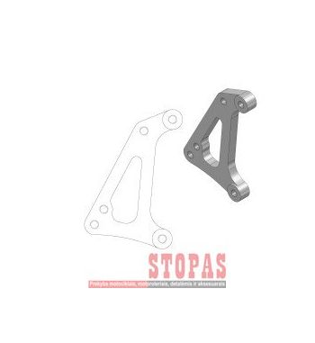 MOTO-MASTER BRAKE CALIPER RELOCATION ADAPTER SUPERMOTO 320MM 