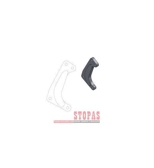 MOTO-MASTER RELOCATION BRACKET BRAKE CALIPER SM RACING 320MM
