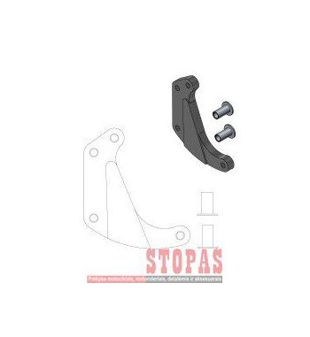 MOTO-MASTER BRAKE CALIPER RELOCATION BRACKET SM RACING 320mm