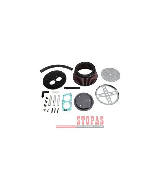 BARON AIR CLEANER KIT XXX BIG AIR CHROME