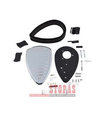 BARON AIR CLEANER KIT BIG AIR COMET CHROME