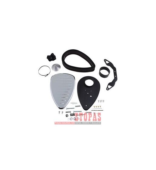 BARON AIR CLEANER KIT BIG AIR COMET CHROME
