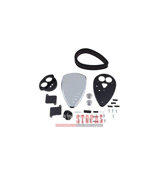 BARON AIR CLEANER KIT BIG AIR COMET CHROME