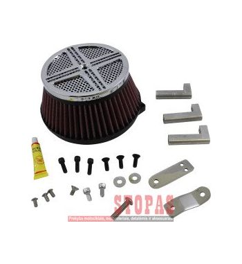 BARON AIR CLEANER KIT  XXX BIG AIR CHROME