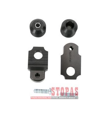 DRIVEN RACING DRIVEN RACING AXLE BLOCK SLIDERS / ALU / BLACK / KAWASAKI ZX-10R