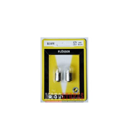 FLOSSER Lemputė  R10W 12V BA15S 10PK 