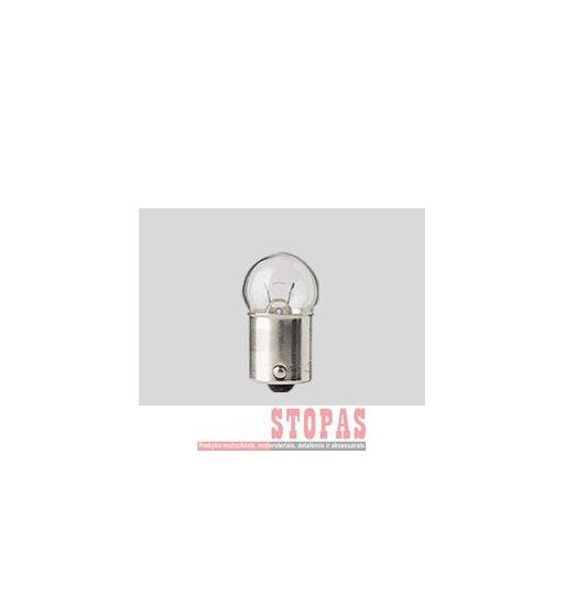 FLOSSER Lemputė 12V 15W BA15S ROUND GLOBE 10PK