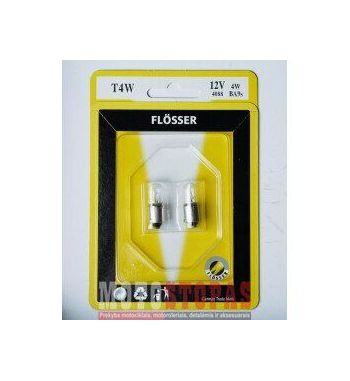 FLOSSER Lemputė T4W 12V 4W BA9S 10PK 