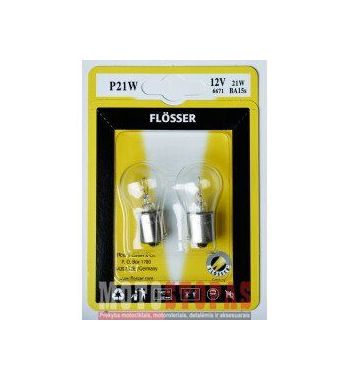 FLOSSER Lemputė P21W 12V 21W BA15S 10PK 