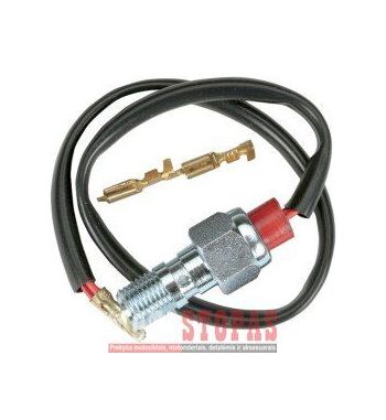 GOODRIDGE SINGLE BANJO BOLT WITH BRAKELIGHT SWITCH CHROME 