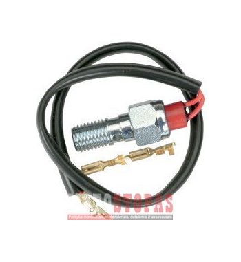 GOODRIDGE SINGLE BANJO BOLT WITH BRAKELIGHT SWITCH CHROME 