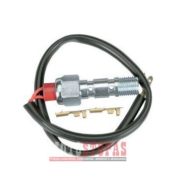 GOODRIDGE SINGLE BANJO BOLT WITH BRAKELIGHT SWITCH CHROME 