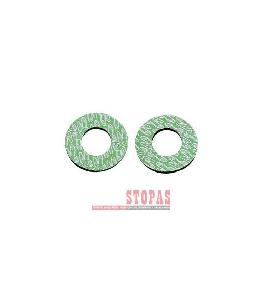 RENTHAL GRIP DONUTZ Green| White