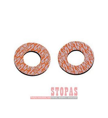 RENTHAL GRIP DONUTZ Orange| White