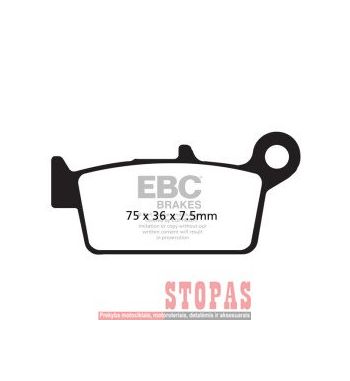 EBC Stabdžių kaladėlės HONDA