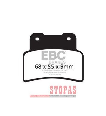 EBC Stabdžių kaladėlės KYMCO