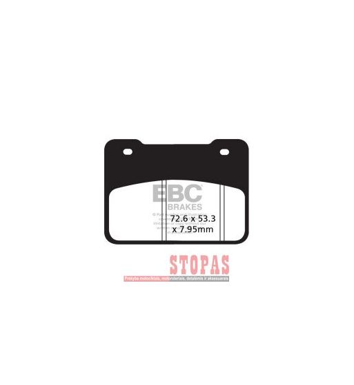 EBC Stabdžių kaladėlės SYM