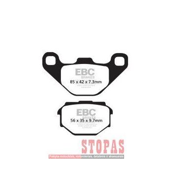 EBC Stabdžių kaladėlės MALAGUTI