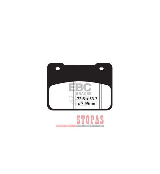 EBC Stabdžių kaladėlės SYM