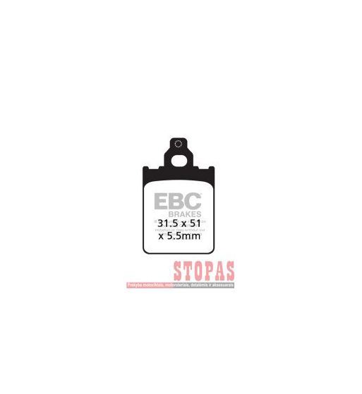 EBC Stabdžių kaladėlės VESPA/LML