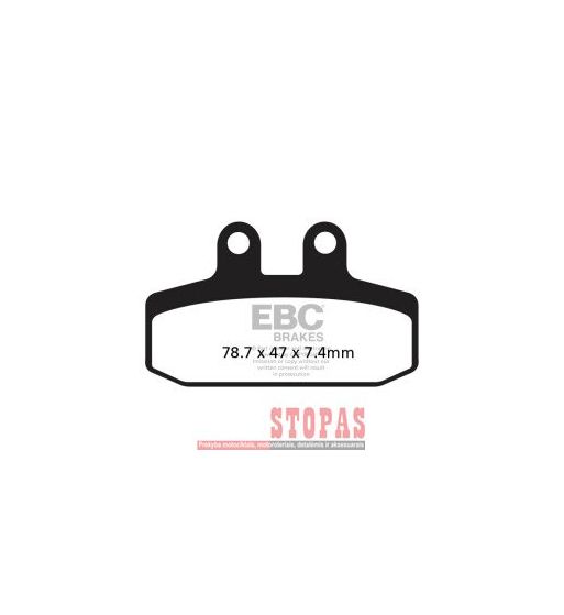 EBC Stabdžių kaladėlės MALAGUTI/APRILIA