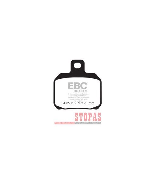 EBC Stabdžių kaladėlės YAMAHA/PEUGEOT/CPI