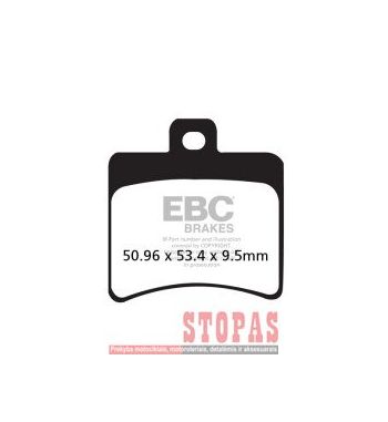 EBC Stabdžių kaladėlės TGB/APRILIA/BENELLI