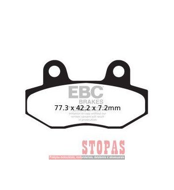 EBC Stabdžių kaladėlės PEUGEOT/LEXMOTO/GOES