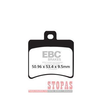 EBC Stabdžių kaladėlės TGB/APRILIA/BENELLI