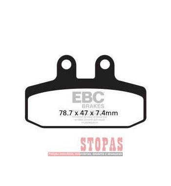 EBC Stabdžių kaladėlės MALAGUTI/APRILIA