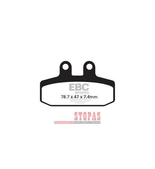 EBC Stabdžių kaladėlės MALAGUTI/APRILIA