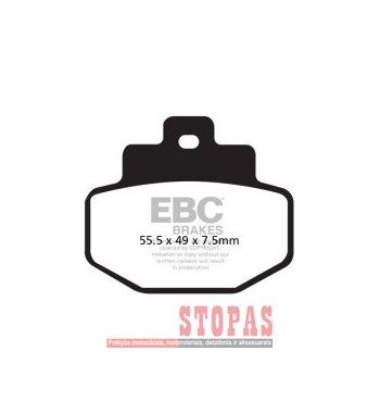 EBC Stabdžių kaladėlės VESPA